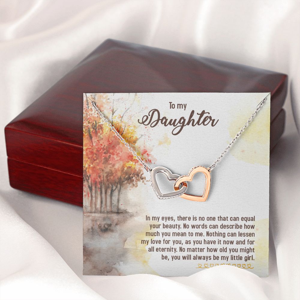 To My Daughter Necklace Gift from Mom, Mother and Daughter Jewelry Necklace for Girls, Mother Daughter Gift Ideas, Jewelry Pendant Necklace