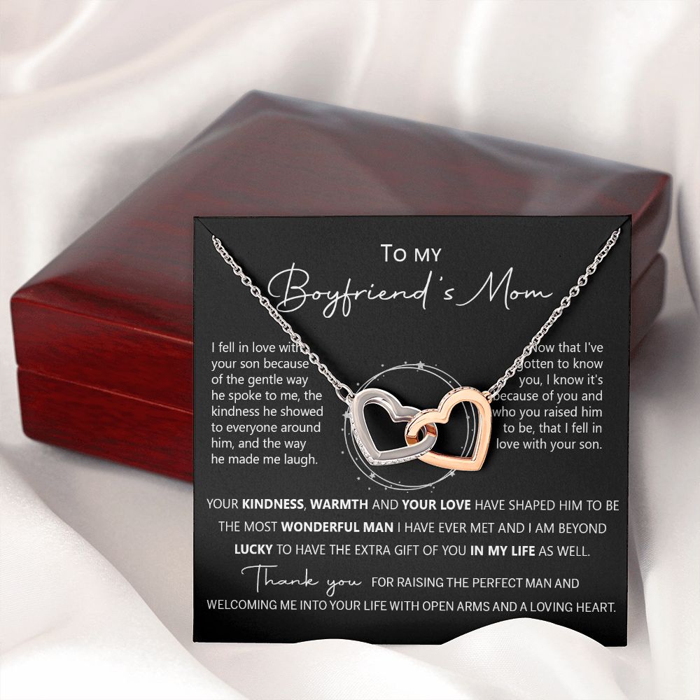 To My Boyfriend Mom Gift Necklace for Boyfriends Mom Gift Mother in Law Jewelry Gift Birthday Gift For Boyfriend's Mom Gift for Boyfriends Mom Gift for Boyfriend's Mom