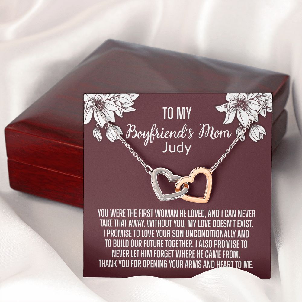 To My Boyfriend Mom Gift Necklace for Boyfriends Mom Gift Mother in Law Jewelry Gift Birthday Gift For Boyfriend's Mom Gift for Boyfriends Mom Gift for Boyfriend's Mom