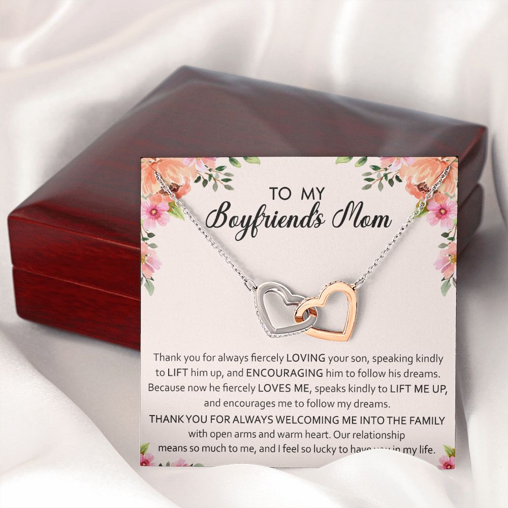 To My Boyfriend Mom Gift Necklace for Boyfriends Mom Gift Mother in Law Jewelry Gift Birthday Gift For Boyfriend's Mom Gift for Boyfriend Mom Gift for Boyfriend's Mom