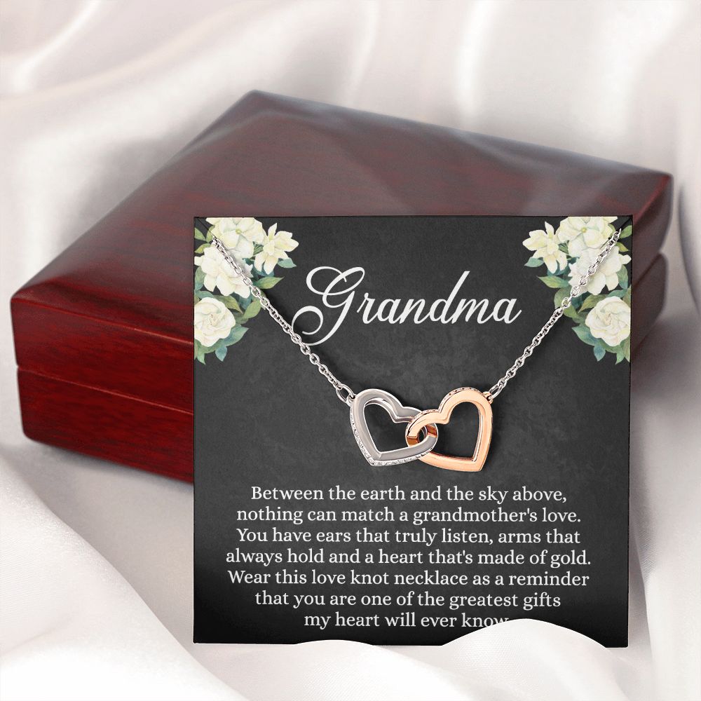 To My Grandma Necklace, Gift for Grandmother Necklace, Mothers Day Gift For Grandma Nana, Grandma Jewelry From Grandchildren GrandKids , Jewelry Box Gift For Grandma Grandmother