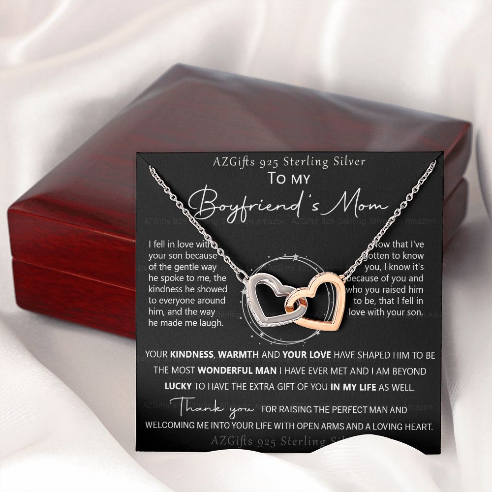 To My Boyfriend's Mom Necklace, Gift for Boyfriend's Mom, Boyfriend's Mom Gift, Boyfriends Mom Birthday Gift, Mother's Day Gift for Boyfriends Mom, Boyfriend Mom Jewelry