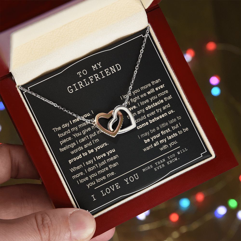 To My Girlfriend Necklace from Boyfriend To My Future Wife Necklace Jewelry For Girlfriend Gift For Girlfriend Gift for Her Romantic Birthday Valentines Day Gift For Girlfriend Gifts Necklaces
