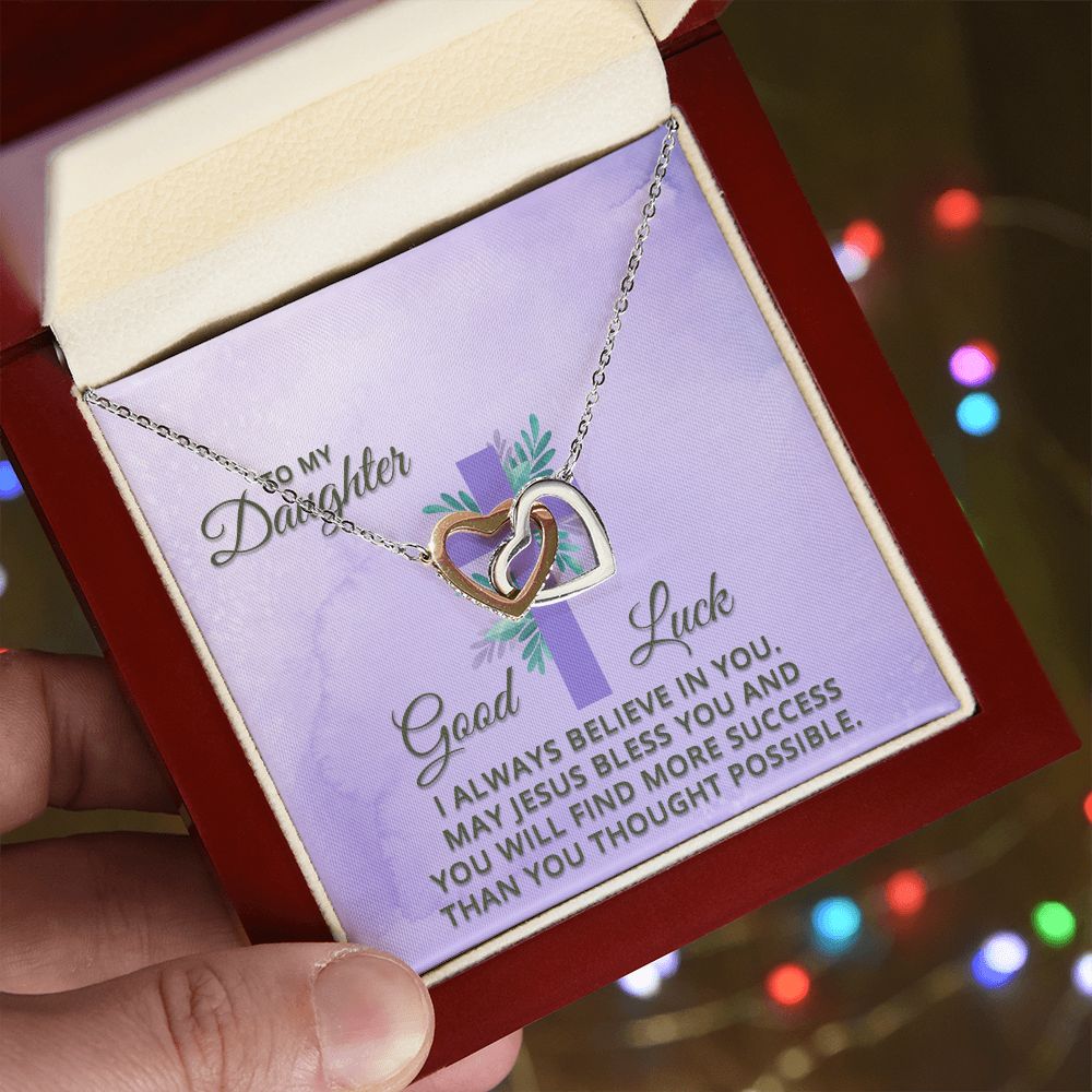 To My Daughter Necklace Gift from Mom, Mother and Daughter Jewelry Necklace for Girls, Mother Daughter Gift Ideas, Jewelry Pendant Necklace