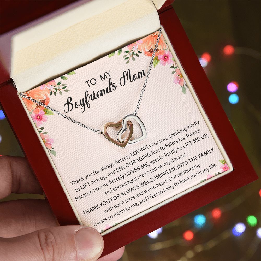To My Boyfriend Mom Gift Necklace for Boyfriends Mom Gift Mother in Law Jewelry Gift Birthday Gift For Boyfriend's Mom Gift for Boyfriend Mom Gift for Boyfriend's Mom
