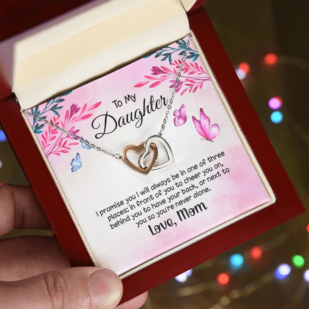 To My Daughter Necklace Gift from Mom, Mother and Daughter Jewelry Necklace for Girls, Mother Daughter Gift Ideas, Jewelry Pendant Necklace