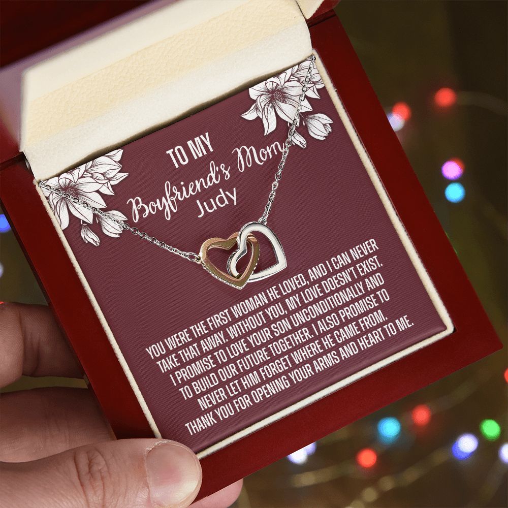 To My Boyfriend Mom Gift Necklace for Boyfriends Mom Gift Mother in Law Jewelry Gift Birthday Gift For Boyfriend's Mom Gift for Boyfriends Mom Gift for Boyfriend's Mom