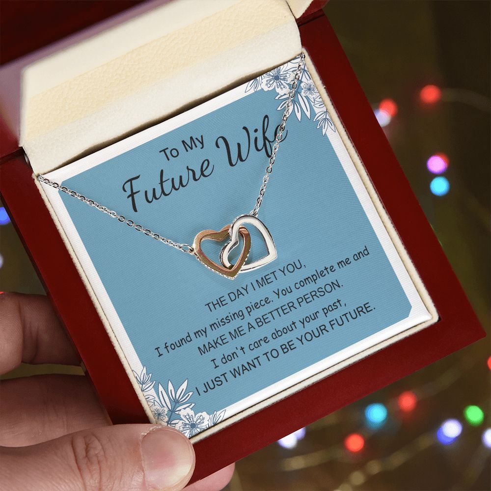 To My Girlfriend Necklace from Boyfriend To My Future Wife Necklace Jewelry For Girlfriend Gift For Girlfriend Gift for Her Romantic Birthday Valentines Day Gift For Girlfriend Gifts Necklaces