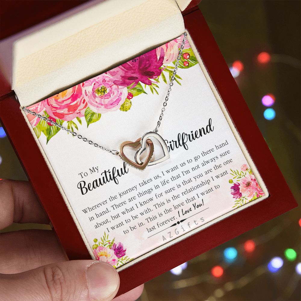 To My Girlfriend Necklace from Boyfriend To My Future Wife Necklace Jewelry For Girlfriend Gift For Girlfriend Gift for Her Romantic Birthday Valentines Day Gift For Girlfriend Gifts Necklaces