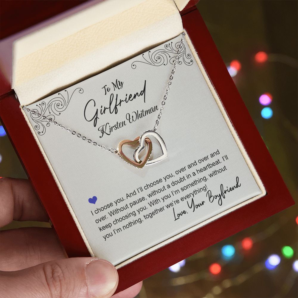 To My Girlfriend Necklace from Boyfriend To My Future Wife Necklace Jewelry For Girlfriend Gift For Girlfriend Gift for Her Romantic Birthday Valentines Day Gift For Girlfriend Gifts Necklaces