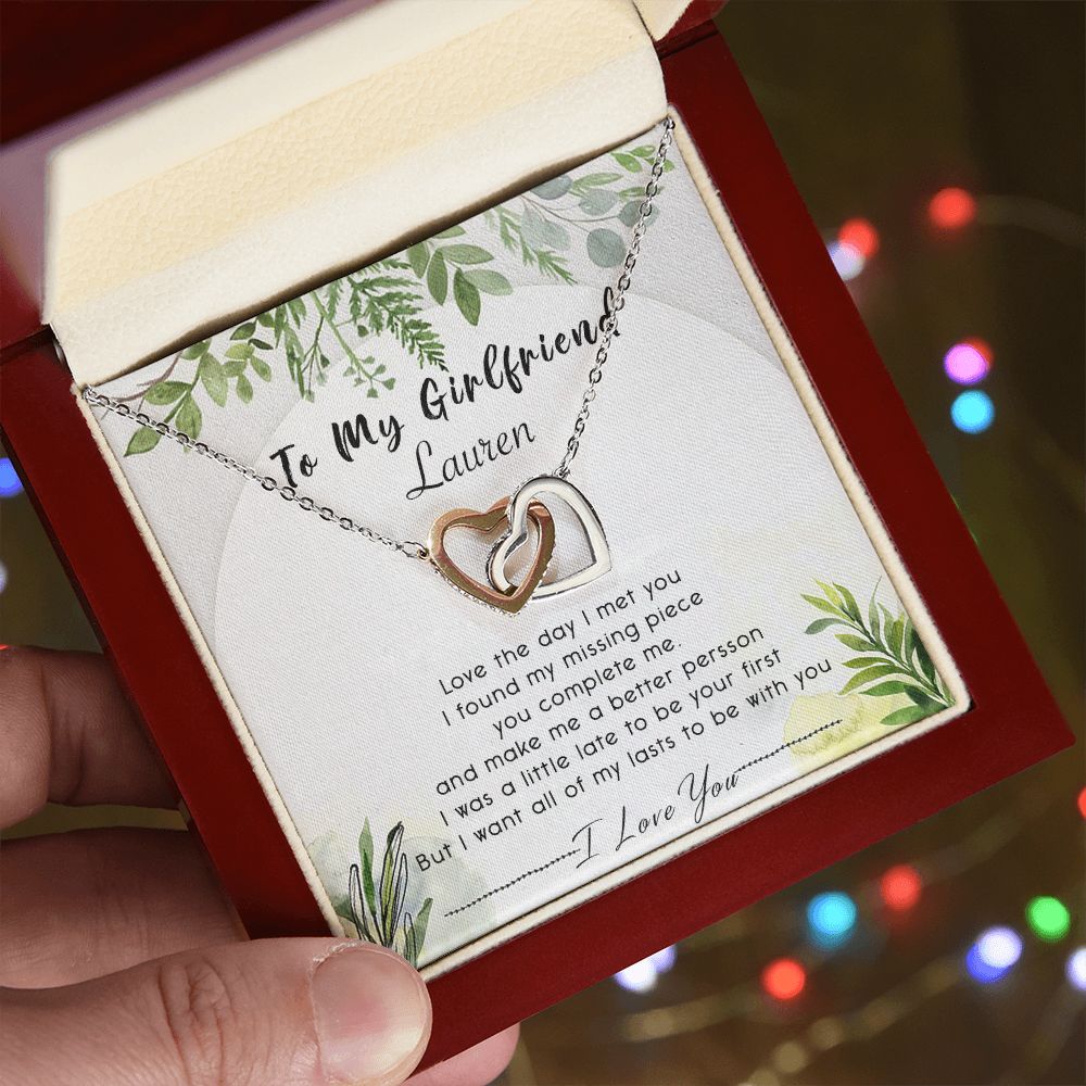 To My Girlfriend Necklace from Boyfriend To My Future Wife Necklace Jewelry For Girlfriend Gift For Girlfriend Gift for Her Romantic Birthday Valentines Day Gift For Girlfriend Gifts Necklaces