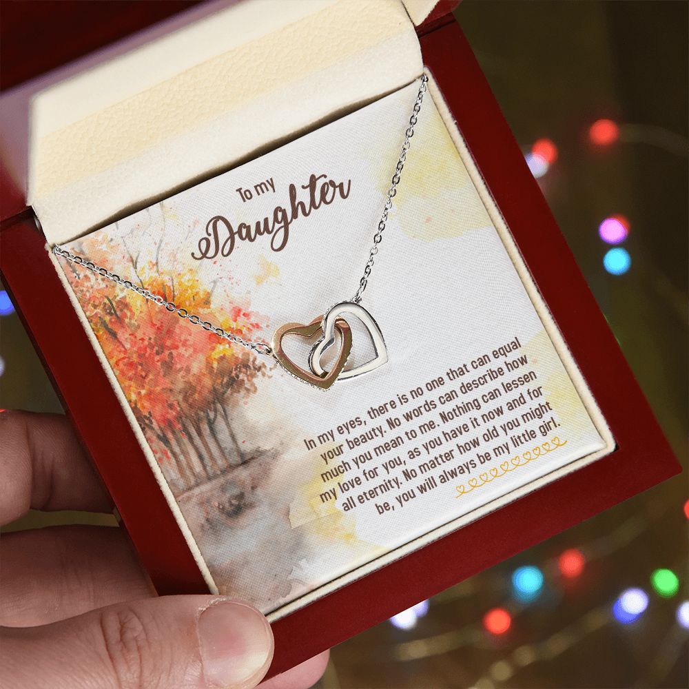 To My Daughter Necklace Gift from Mom, Mother and Daughter Jewelry Necklace for Girls, Mother Daughter Gift Ideas, Jewelry Pendant Necklace