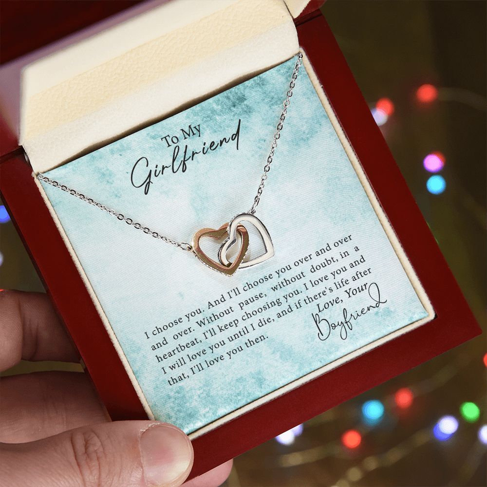 To My Girlfriend Necklace from Boyfriend To My Future Wife Necklace Jewelry For Girlfriend Gift For Girlfriend Gift for Her Romantic Birthday Valentines Day Gift For Girlfriend Gifts Necklaces