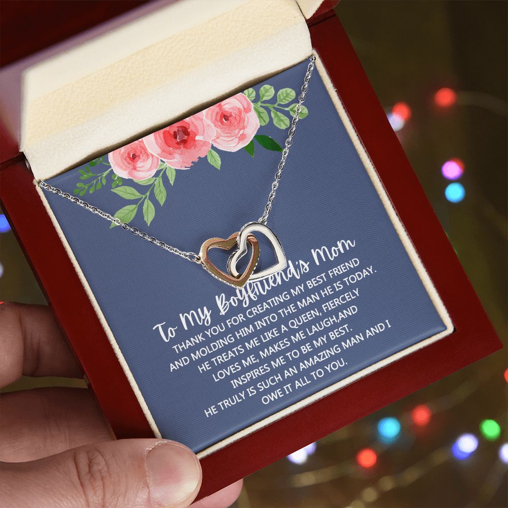 To My Boyfriend Mom Gift Necklace for Boyfriends Mom Gift Mother in Law Jewelry Gift Birthday Gift For Boyfriend's Mom Gift for Boyfriend Mom Gift for Boyfriend's Mom