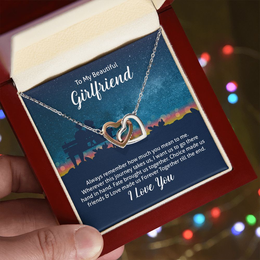 To My Girlfriend Necklace from Boyfriend To My Future Wife Necklace Jewelry For Girlfriend Gift For Girlfriend Gift for Her Romantic Birthday Valentines Day Gift For Girlfriend Gifts Necklaces