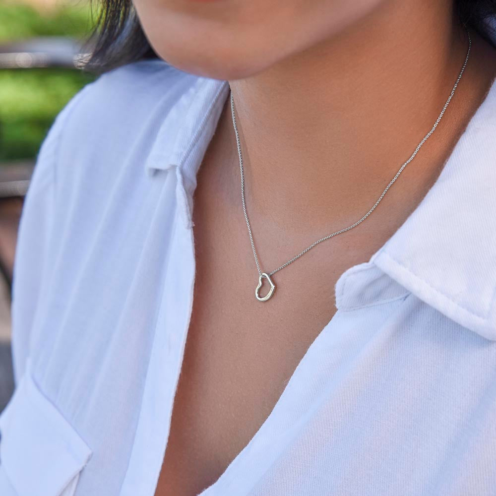 To My Mom Necklace, Gift For Mom, Mother's Day Gift from Daughter, Mom Jewelry Gift for Mothers Day, Birthday Gift for Mother, Moms Gift from Daughter Son, Necklace for Mom Mother 925 Heart Necklace