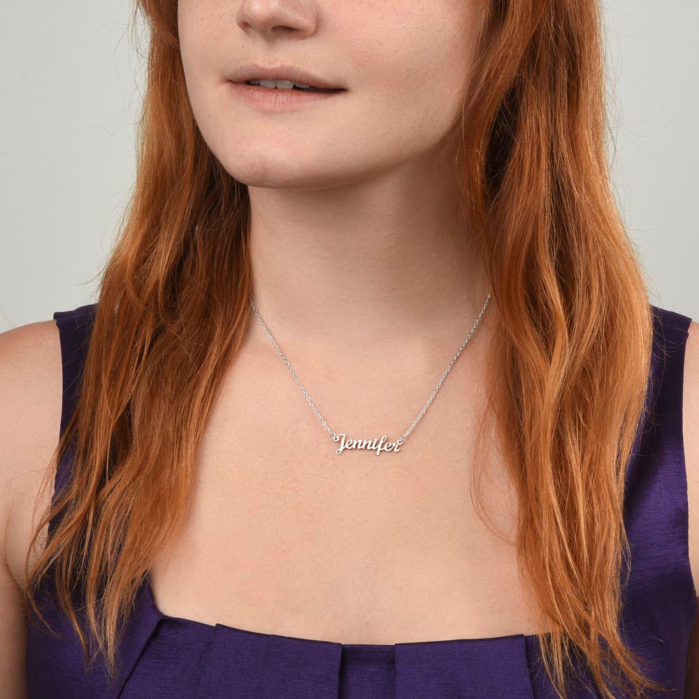 To my beautiful queen-You are my best friend Personalized Name Necklace