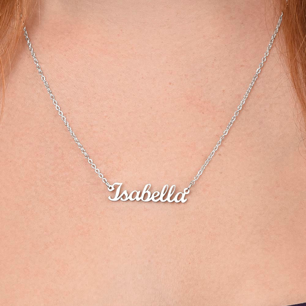 To my beautiful queen-You are my best friend Personalized Name Necklace
