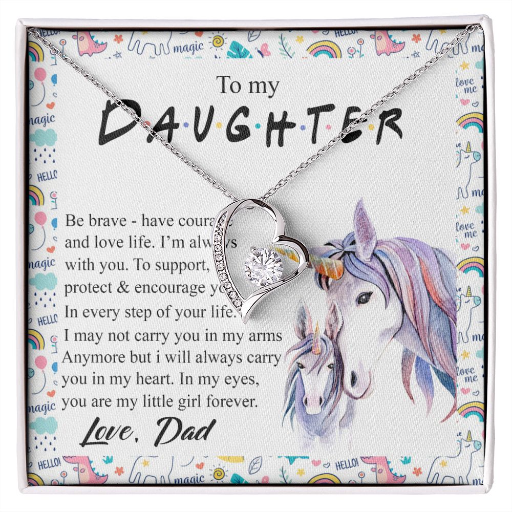 Mother Daughter Gift Ideas, To My Daughter Gift Necklace from Mom, Jewelry Pendant Present for Daughter, Birthday Christmas Gift Graduation Gifts for Daughters, Mother and Daughter Necklace 22 Forever Love Necklace