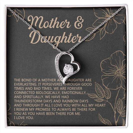 Mother Daughter Necklace Mothers day Necklace Mother Daughter Gift Mother Daughter Jewelry Gift For Daughter From Mom Daughter Mother Forever Love Necklace