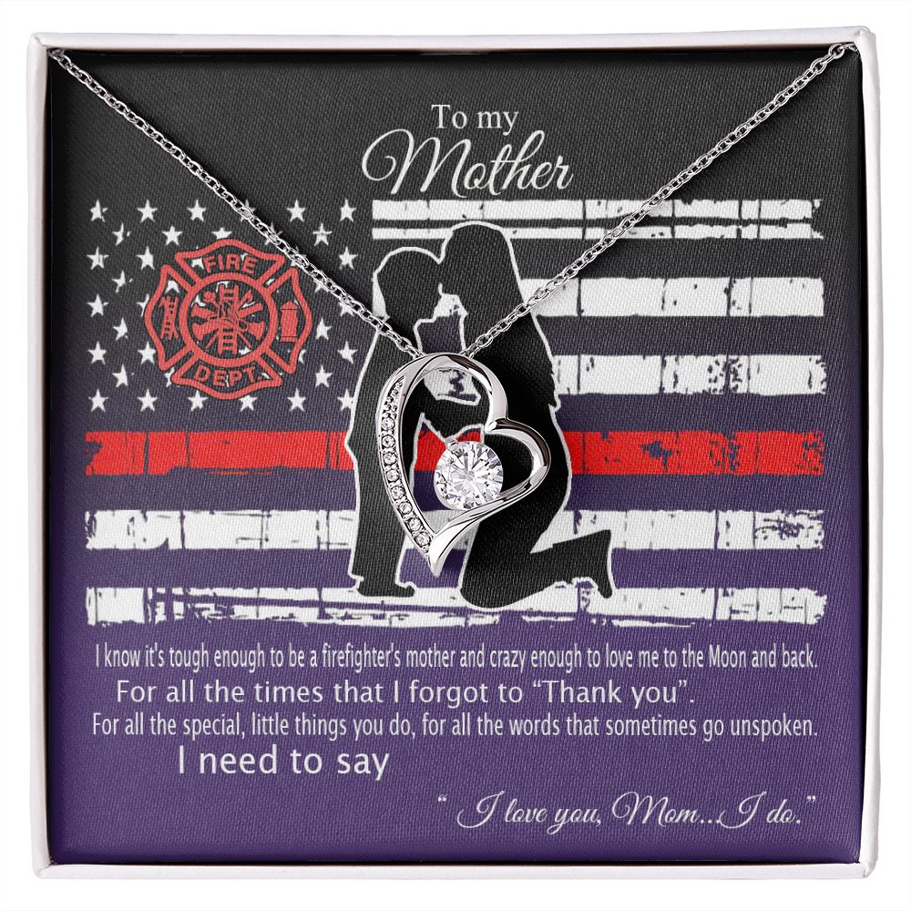 Mom Necklace Gifts for Mom from Daughter to Mom Gifts for Mothers Day from Daughter, To My Mom Necklace from Daughter to Mom Birthday Gifts Necklace with Message Card and Gift Box2233 Forever Love Necklace