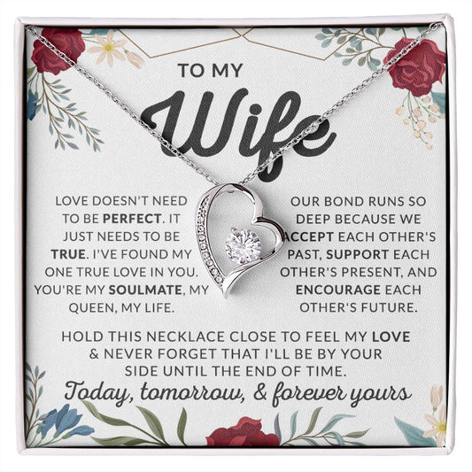 Eternal Hope Necklace To My Wife Gift, Necklace gift for her, Valentine's day 175138888386 Forever Love Necklace