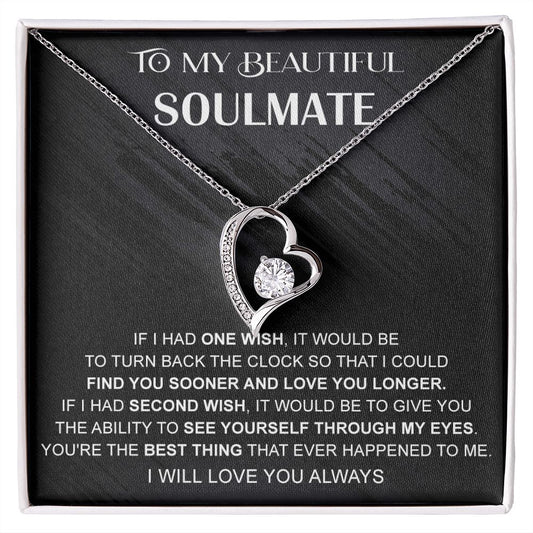 Eternal Hope Necklace, Valentine's Day Gift, Birthday Gift, Gift for Soulmate 175114050407 Forever Love Necklace