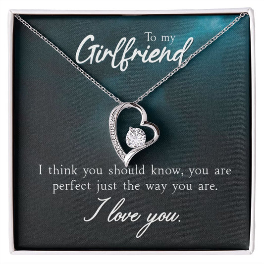 To My Girlfriend Necklace from Boyfriend To My Future Wife Necklace Jewelry For Girlfriend Gift For Girlfriend Gift for Her Romantic Birthday Valentines Day Gift For Girlfriend Gifts Necklaces 28 Forever Love Necklace
