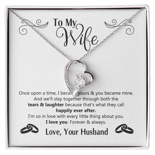 To My Wife Gift Necklace For Wife Anniversary For Wife Romantic Gifts For Her 175125613050 Forever Love Necklace