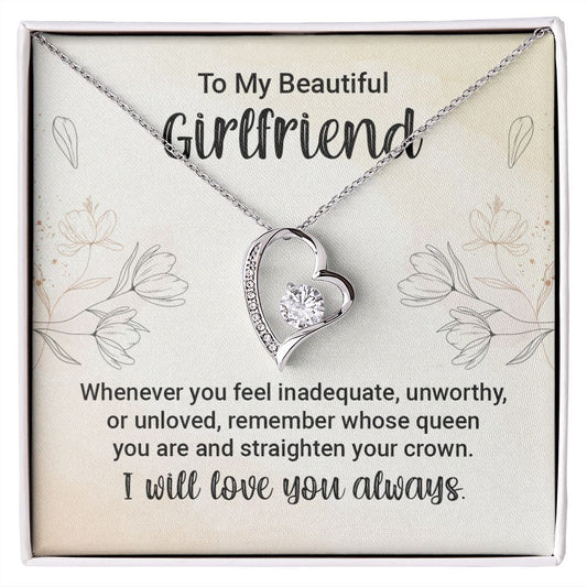 To My Girlfriend Necklace from Boyfriend To My Future Wife Necklace Jewelry For Girlfriend Gift For Girlfriend Gift for Her Romantic Birthday Valentines Day Gift For Girlfriend Gifts Necklaces 27 Forever Love Necklace