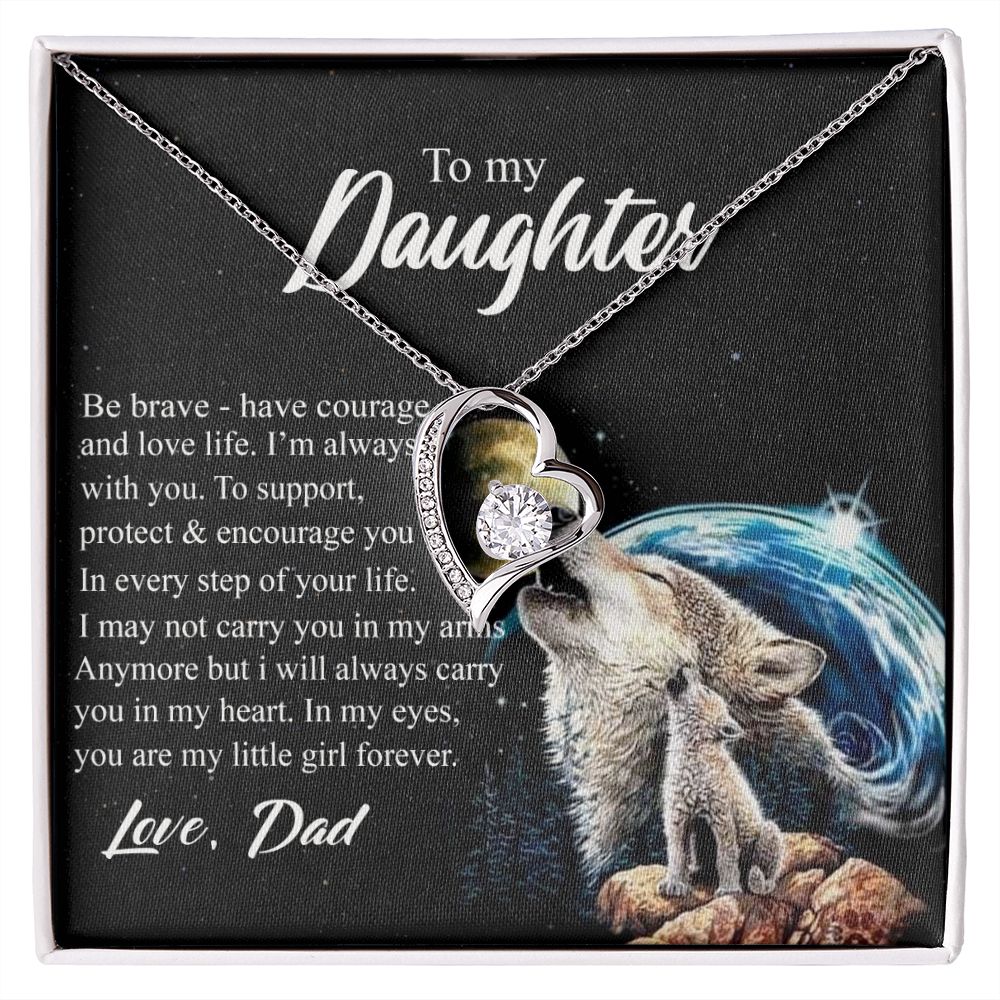 Mother Daughter Gift Ideas, To My Daughter Gift Necklace from Mom, Jewelry Pendant Present for Daughter, Birthday Christmas Gift Graduation Gifts for Daughters, Mother and Daughter Necklace 26 Forever Love Necklace