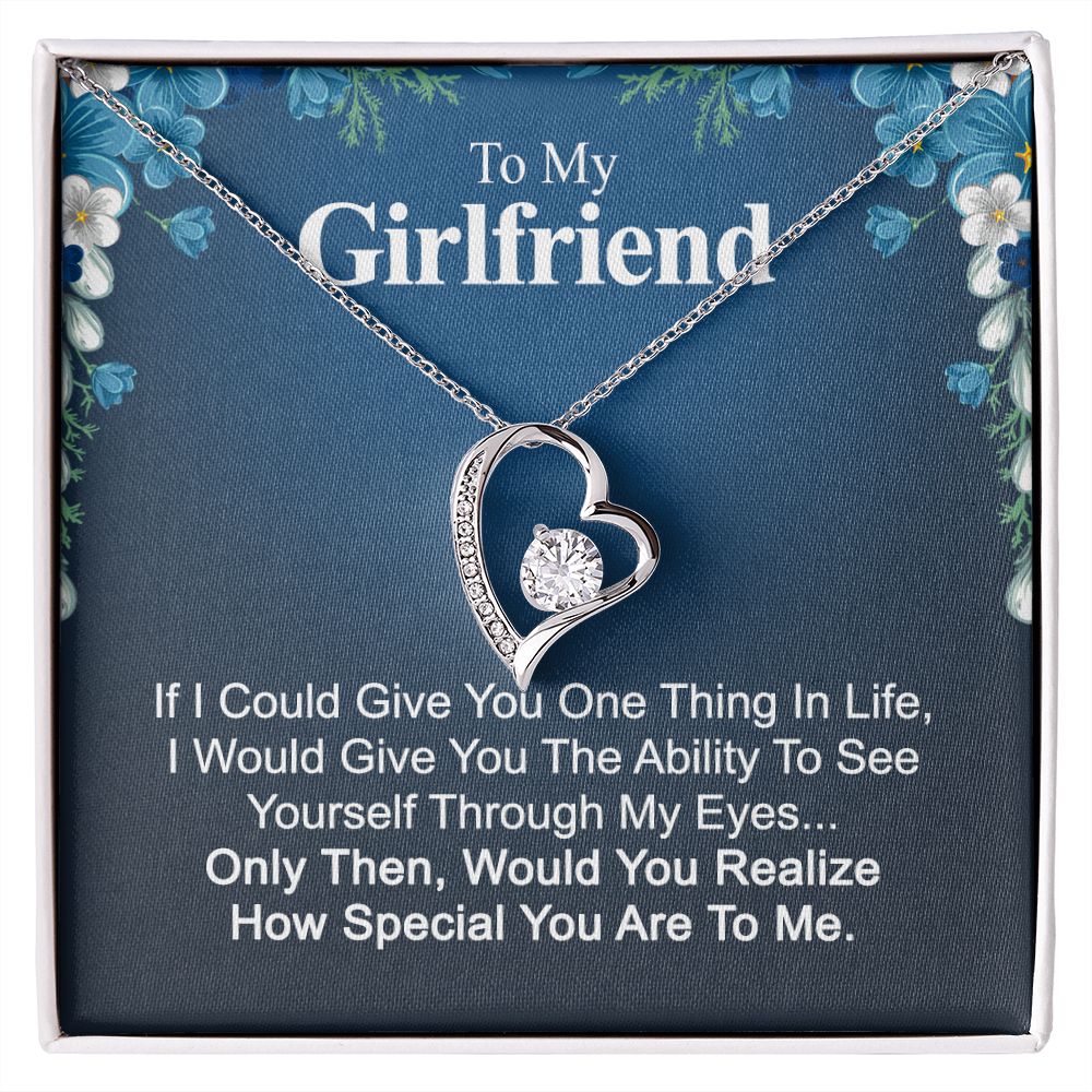 To My Girlfriend Necklace from Boyfriend To My Future Wife Necklace Jewelry For Girlfriend Gift For Girlfriend Gift for Her Romantic Birthday Valentines Day Gift For Girlfriend Gifts Necklaces 32 Forever Love Necklace