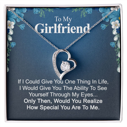 To My Girlfriend Necklace from Boyfriend To My Future Wife Necklace Jewelry For Girlfriend Gift For Girlfriend Gift for Her Romantic Birthday Valentines Day Gift For Girlfriend Gifts Necklaces 32 Forever Love Necklace