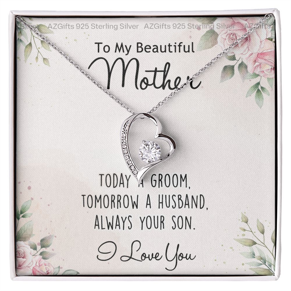 Mother Of The Groom Gift, Mother Of The Groom, Mother Of The Groom Gifts, Gift For Mother Of The Groom, Mother Of Groomw Forever Love Necklace