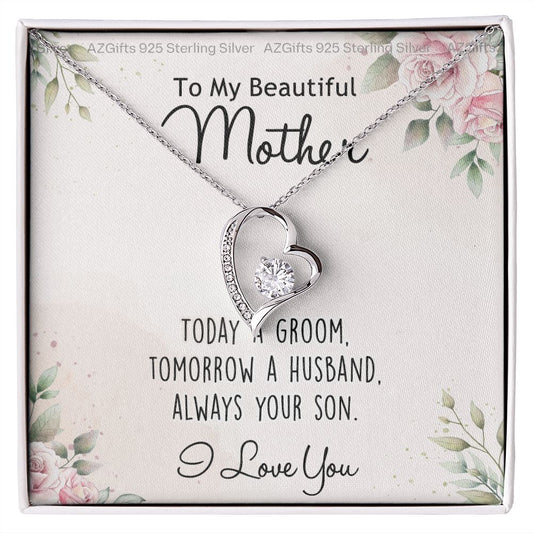 Mother Of The Groom Gift, Mother Of The Groom, Mother Of The Groom Gifts, Gift For Mother Of The Groom, Mother Of Groomw Forever Love Necklace