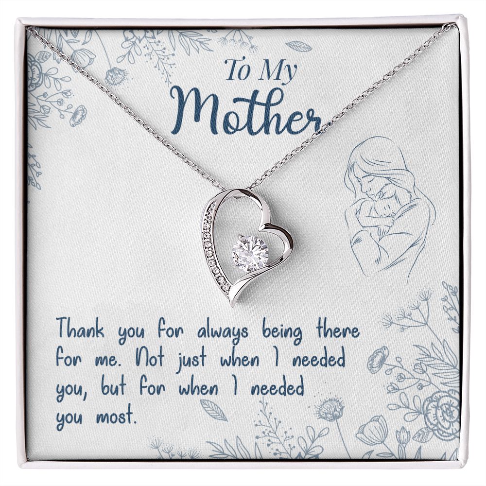 To My Mom Necklace Pendant Gift From Daughter Necklace I Needed You Most Gift For To Mom Happy Mother's Day Mother In Law Gift On Birthday Anniversary Gift 30821 Forever Love Necklace