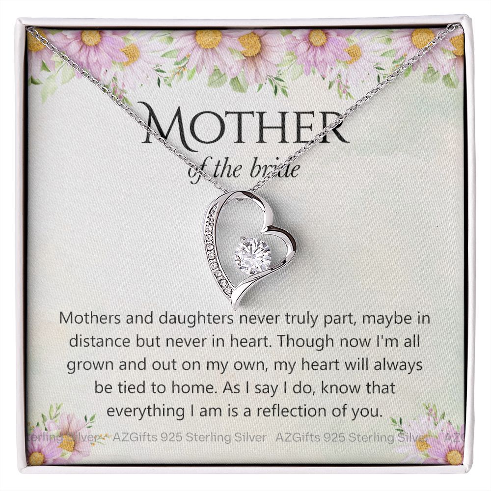 Mother Of The Bride Gift, Mother Of The Bride, Mother Of The Bride Gifts, Gift For Mother Of The Bride, Mother Of Bride Jewelry Forever Love Necklace