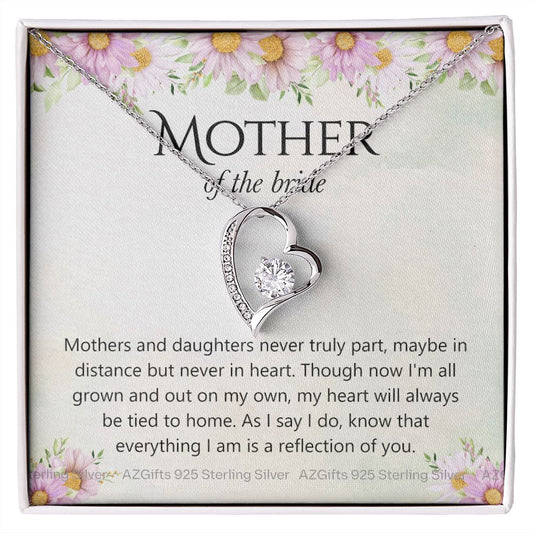 Mother Of The Bride Gift, Mother Of The Bride, Mother Of The Bride Gifts, Gift For Mother Of The Bride, Mother Of Bride Jewelry Forever Love Necklace