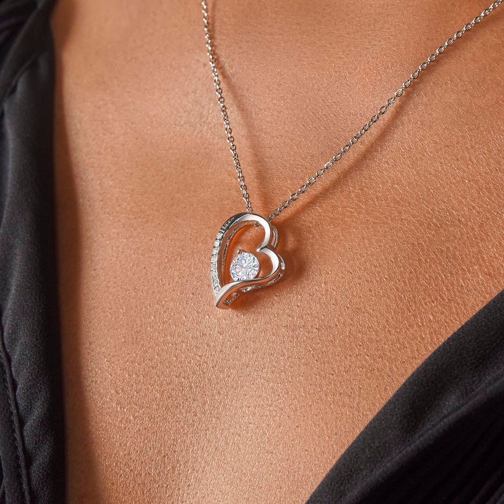 To My Soulmate Necklace Forever Heart Necklace for Her Soulmate Valentines Day 175083704780