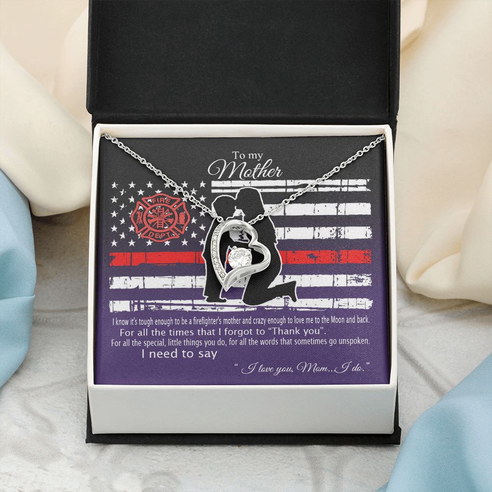 Mom Necklace Gifts for Mom from Daughter to Mom Gifts for Mothers Day from Daughter, To My Mom Necklace from Daughter to Mom Birthday Gifts Necklace with Message Card and Gift Box2233 Forever Love Necklace