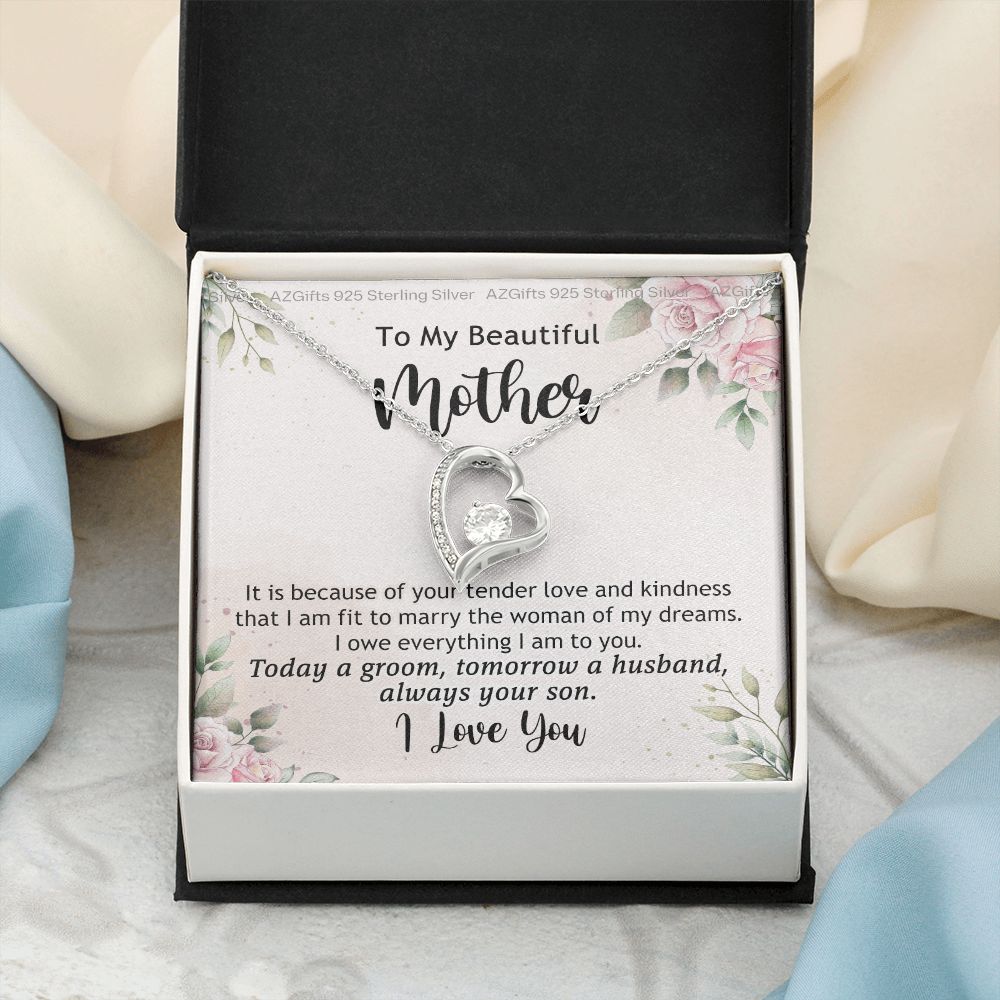 Mother Of The Groom Gift, Mother Of The Groom, Mother Of The Groom Gifts, Gift For Mother Of The Groom, Mother Of Groom Forever Love Necklace