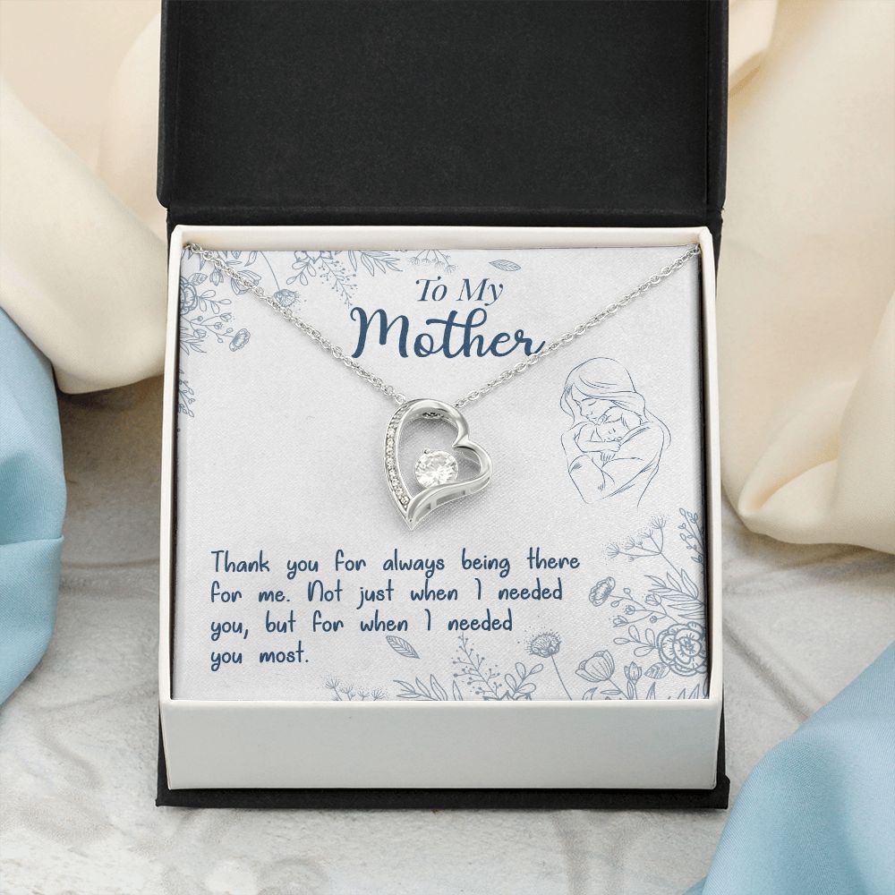 To My Mom Necklace Pendant Gift From Daughter Necklace I Needed You Most Gift For To Mom Happy Mother's Day Mother In Law Gift On Birthday Anniversary Gift 30821 Forever Love Necklace