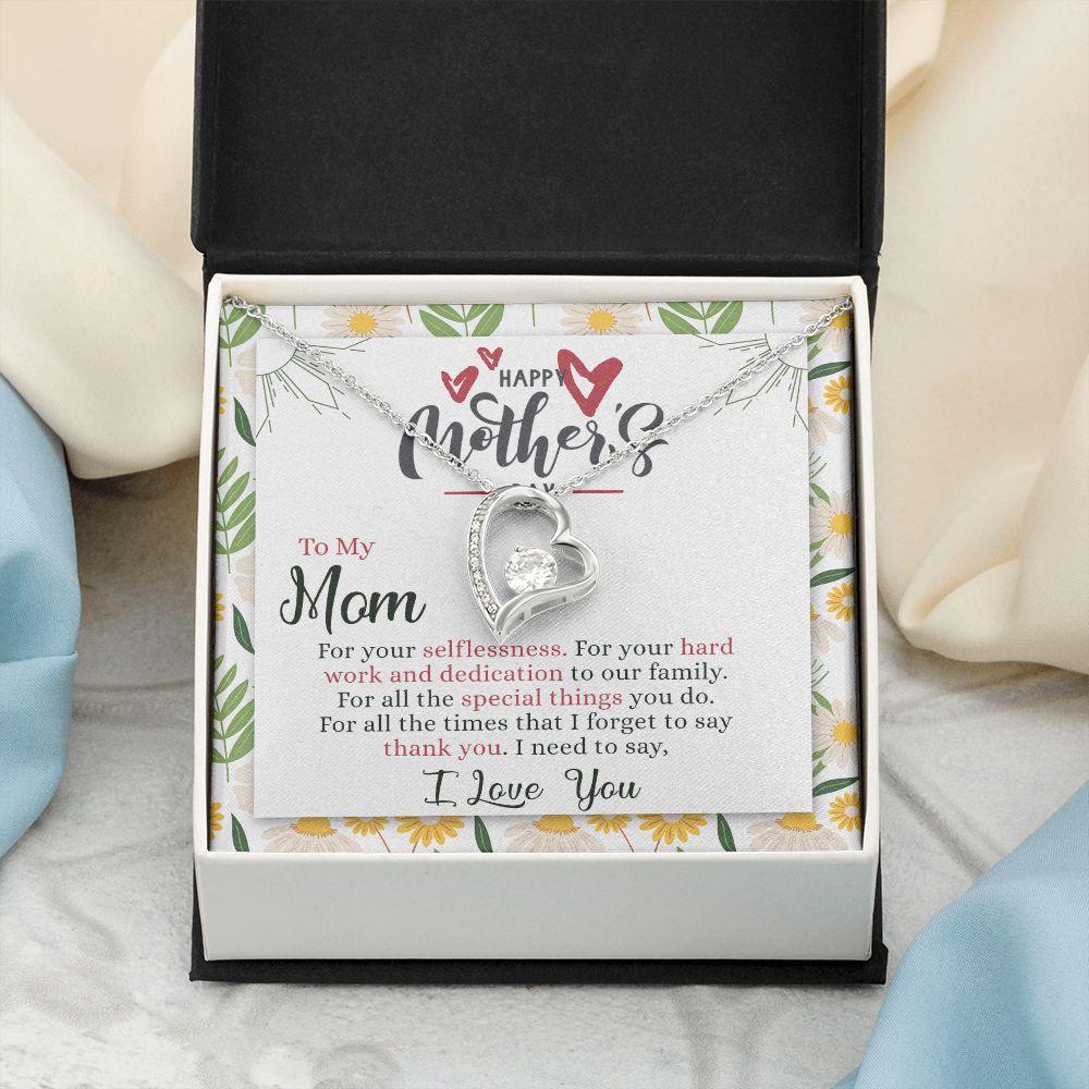 Mom Necklace Gift Best Mother Gifts From Kids  Mommy Gifts Mom Birthday Gift Children Jewelry Set Mother’s Day Gift For Her Forever Love Necklace