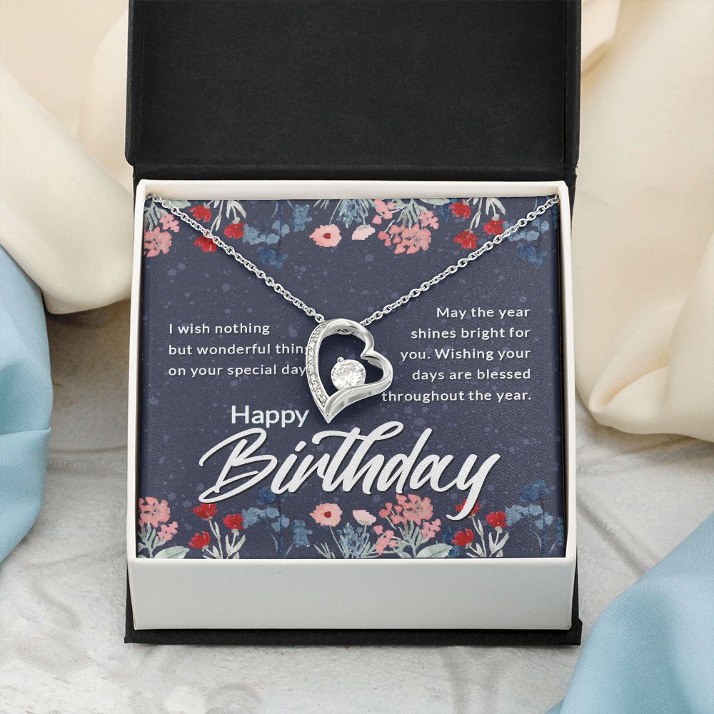 Mom Necklace Gifts for Mom from Daughter to Mom Gifts for Mothers Day from Daughter, To My Mom Necklace from Daughter to Mom Birthday Gifts Necklace with Message Card and Gift Box2230 Forever Love Necklace