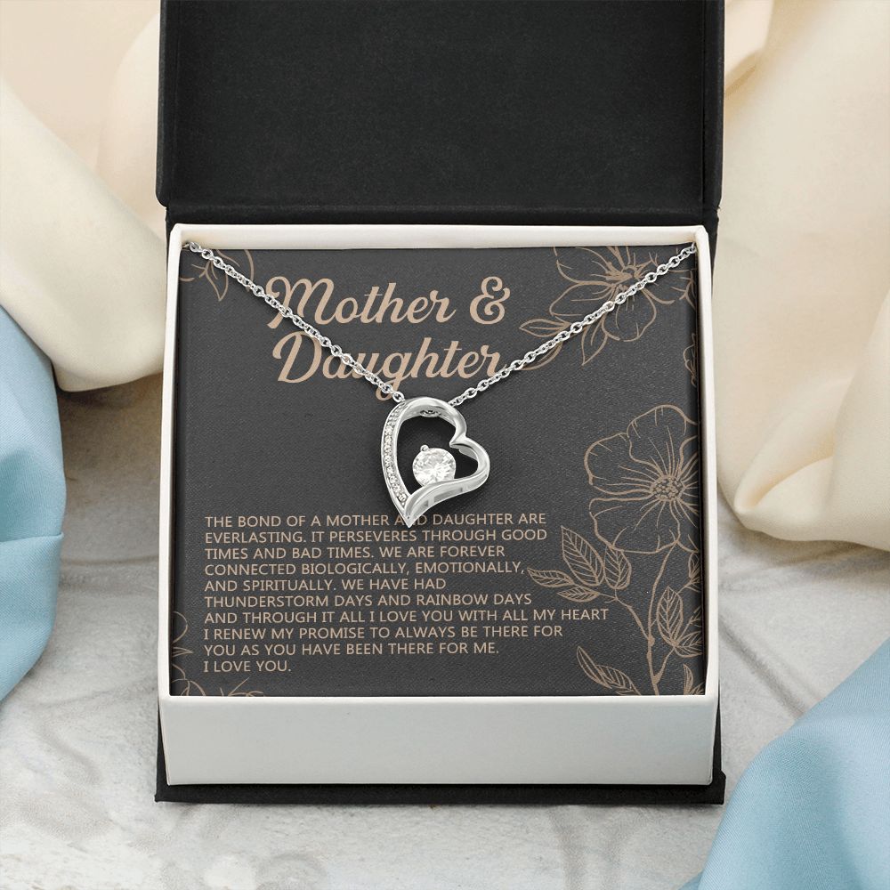 Mother Daughter Necklace Mothers day Necklace Mother Daughter Gift Mother Daughter Jewelry Gift For Daughter From Mom Daughter Mother Forever Love Necklace