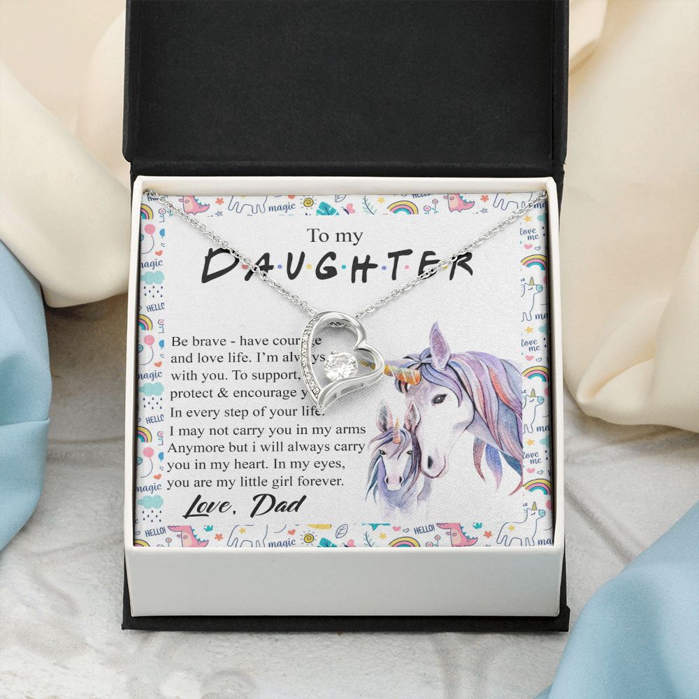 Mother Daughter Gift Ideas, To My Daughter Gift Necklace from Mom, Jewelry Pendant Present for Daughter, Birthday Christmas Gift Graduation Gifts for Daughters, Mother and Daughter Necklace 22 Forever Love Necklace