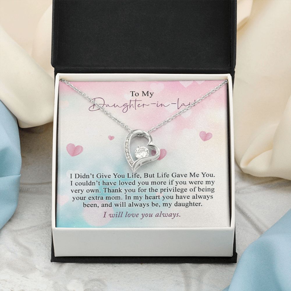Daughter In Law Gifts Ideas, Daughter In Law Necklace, Gifts For Future Daughter In Law, Daughter In Law Birthday Gifts, Daughter-in-law Gifts From Mother In Law, Birthday Gifts For Daughter5 Forever Love Necklace
