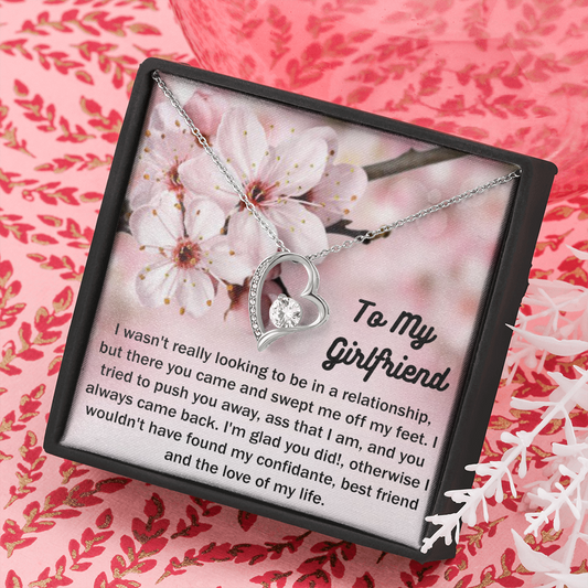 To My Girlfriend Gift From Boyfriend with giftbox Necklace for Girlfriend