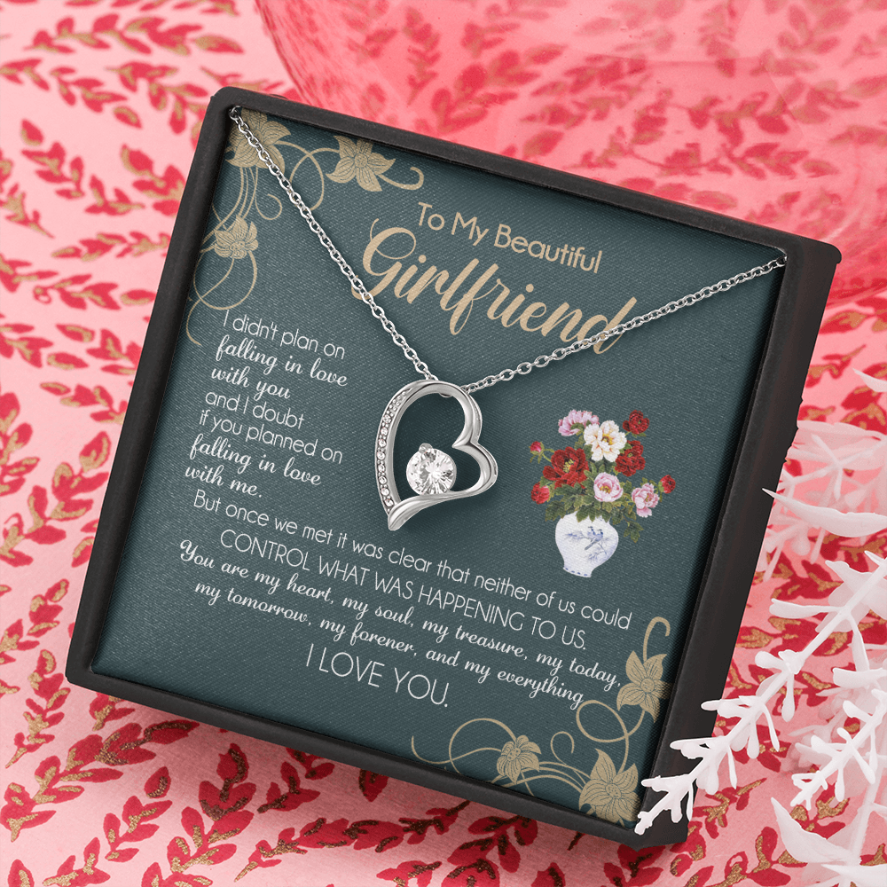 To My Girlfriend Necklace Valentine Gift From Boyfriend Necklace for Girlfriend 175077747792