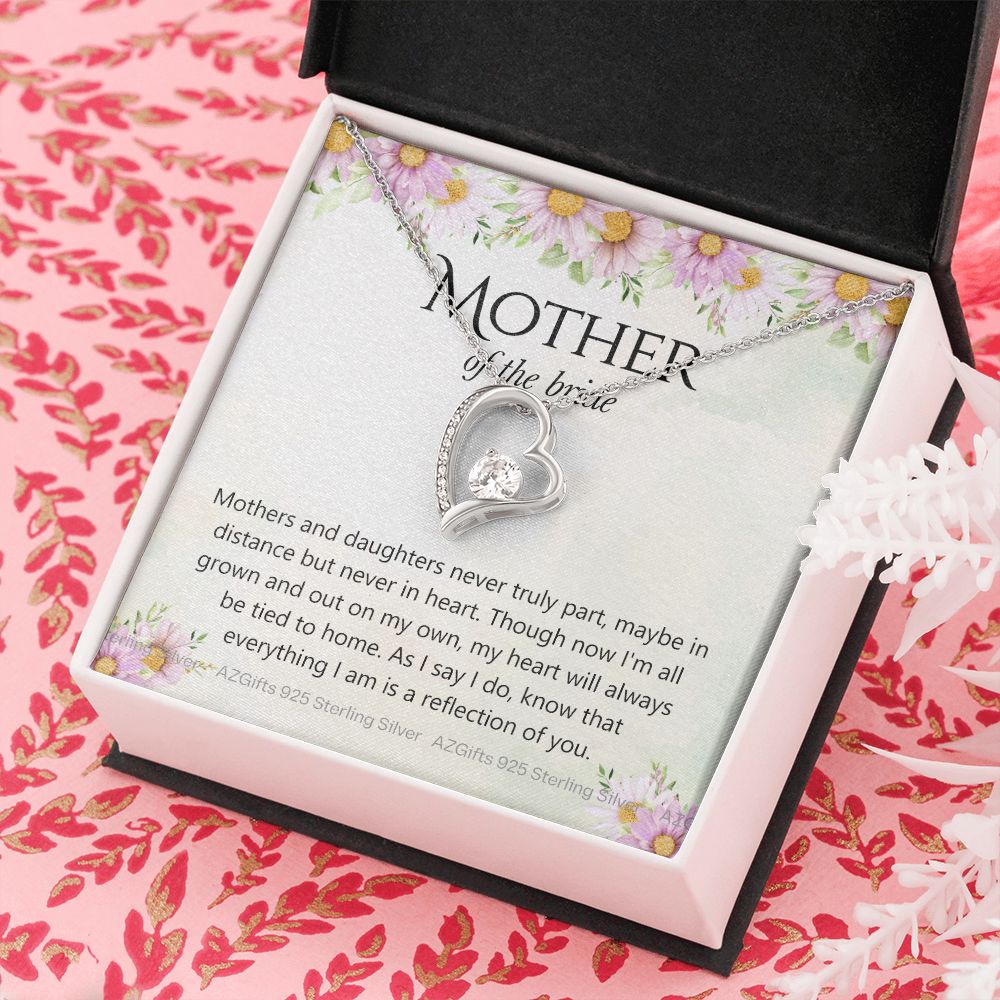 Mother Of The Bride Gift, Mother Of The Bride, Mother Of The Bride Gifts, Gift For Mother Of The Bride, Mother Of Bride Jewelry Forever Love Necklace